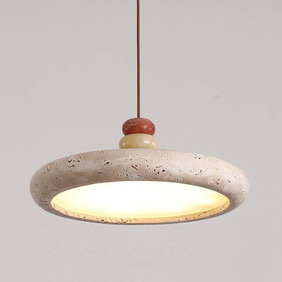 Contemporary Travertine Pendant Light For Modern Interiors OpalDwell