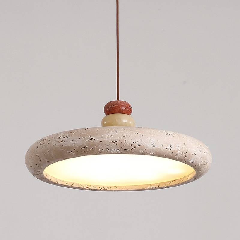 Contemporary Travertine Pendant Light For Modern Interiors OpalDwell