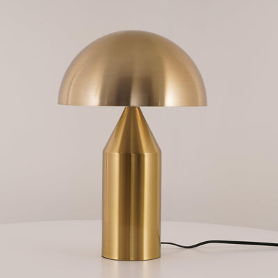 Atollo | Lunaro Sculptural Metal Table Lamp In Italian Style - OpalDwell