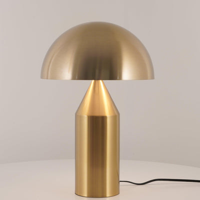 Atollo | Lunaro Sculptural Metal Table Lamp In Italian Style - OpalDwell