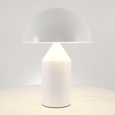 Atollo | Lunaro Sculptural Metal Table Lamp In Italian Style - OpalDwell