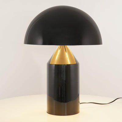 Atollo | Lunaro Sculptural Metal Table Lamp In Italian Style - OpalDwell