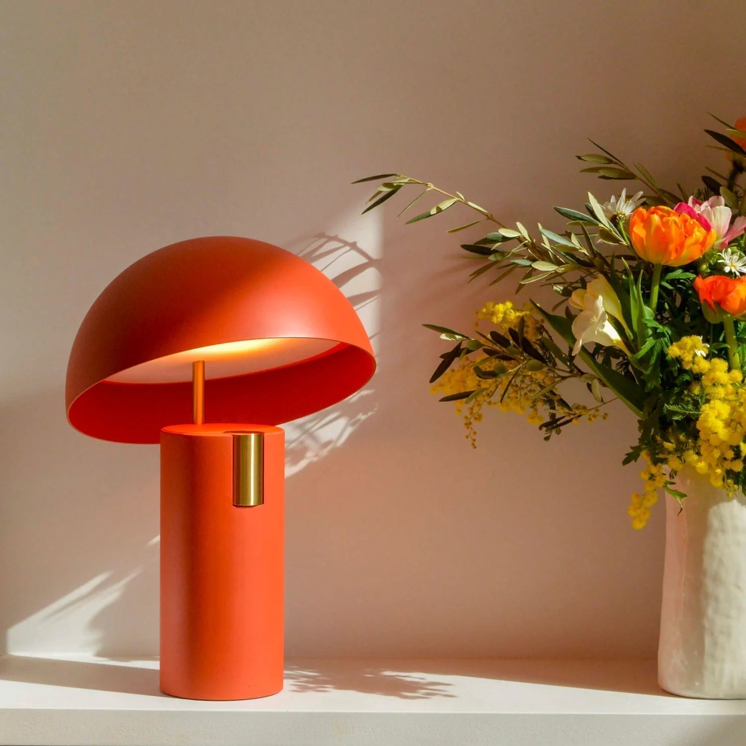 LumaNova Table Lamp For Modern Living Room Ambience - OpalDwell