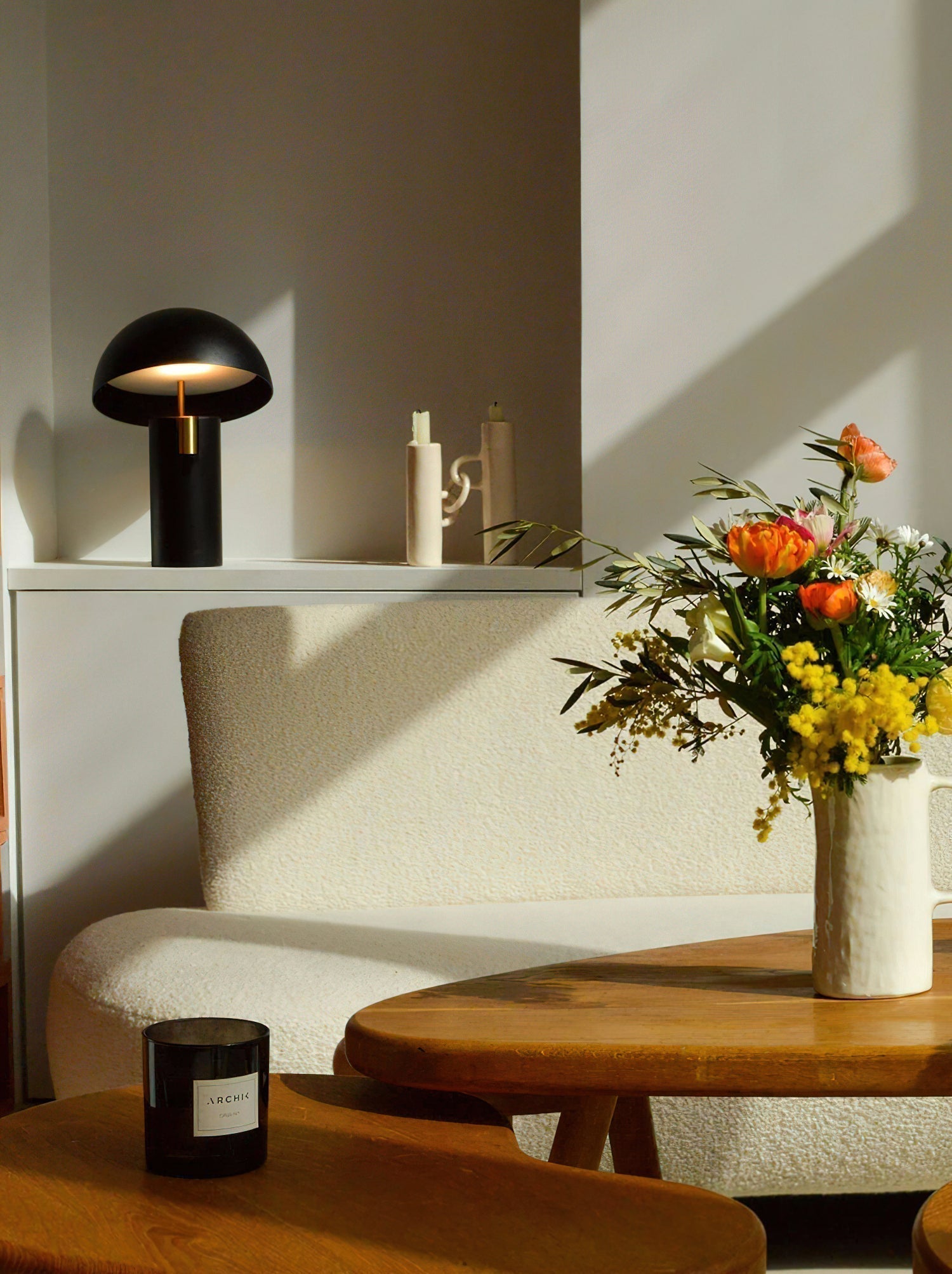 LumaNova Table Lamp For Modern Living Room Ambience - OpalDwell