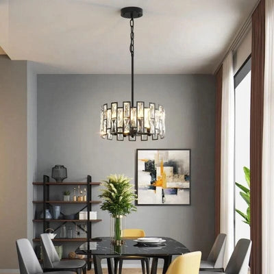 Nova Crystal Pendant Light in Stainless Steel with K9 Crystals and LED - OpalDwell