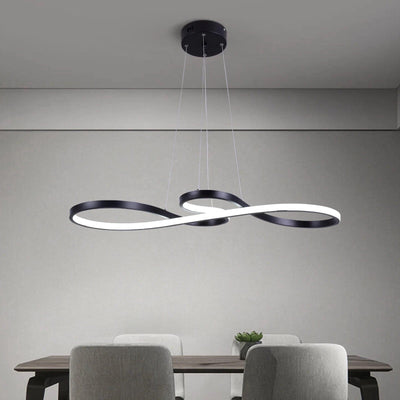 Liora | Black Bow LED Pendant - OpalDwell