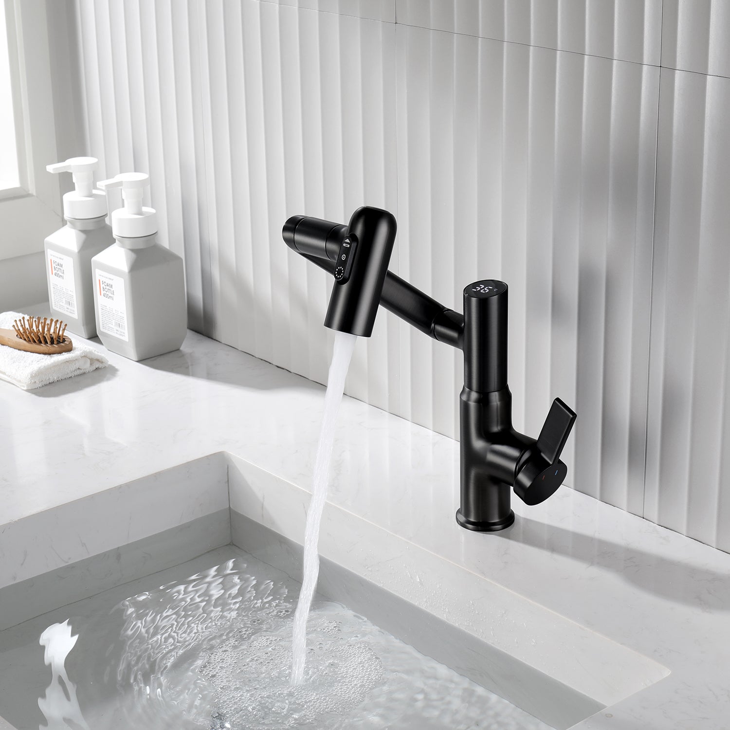 Smart Digital Basin Faucet for Hot and Cold Water | OpalDwell OpalDwell