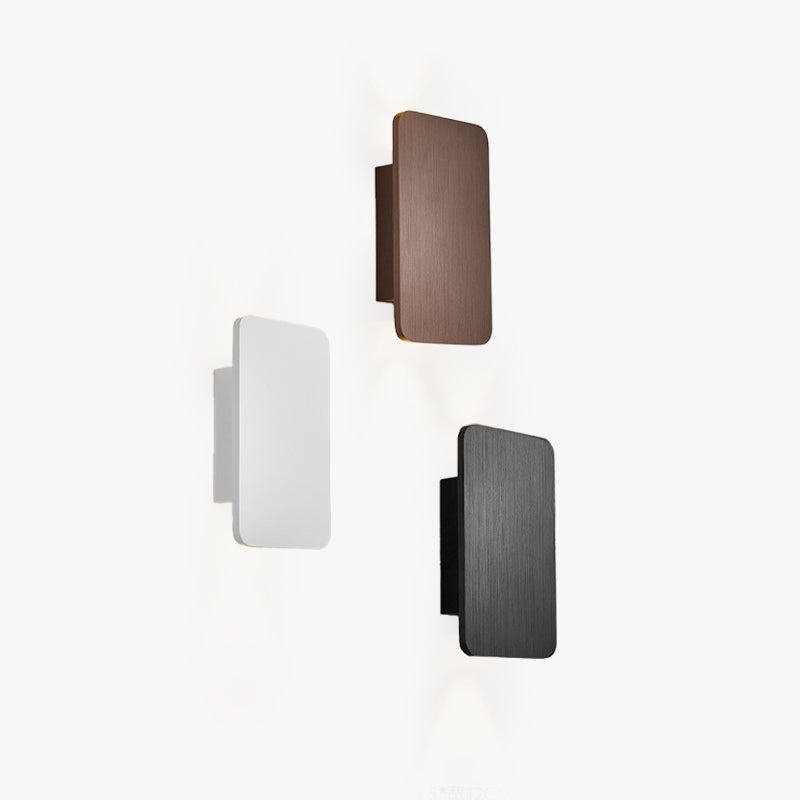 LumaRect Indoor Wall Lamp | Rectangular LED Fixture - OpalDwell