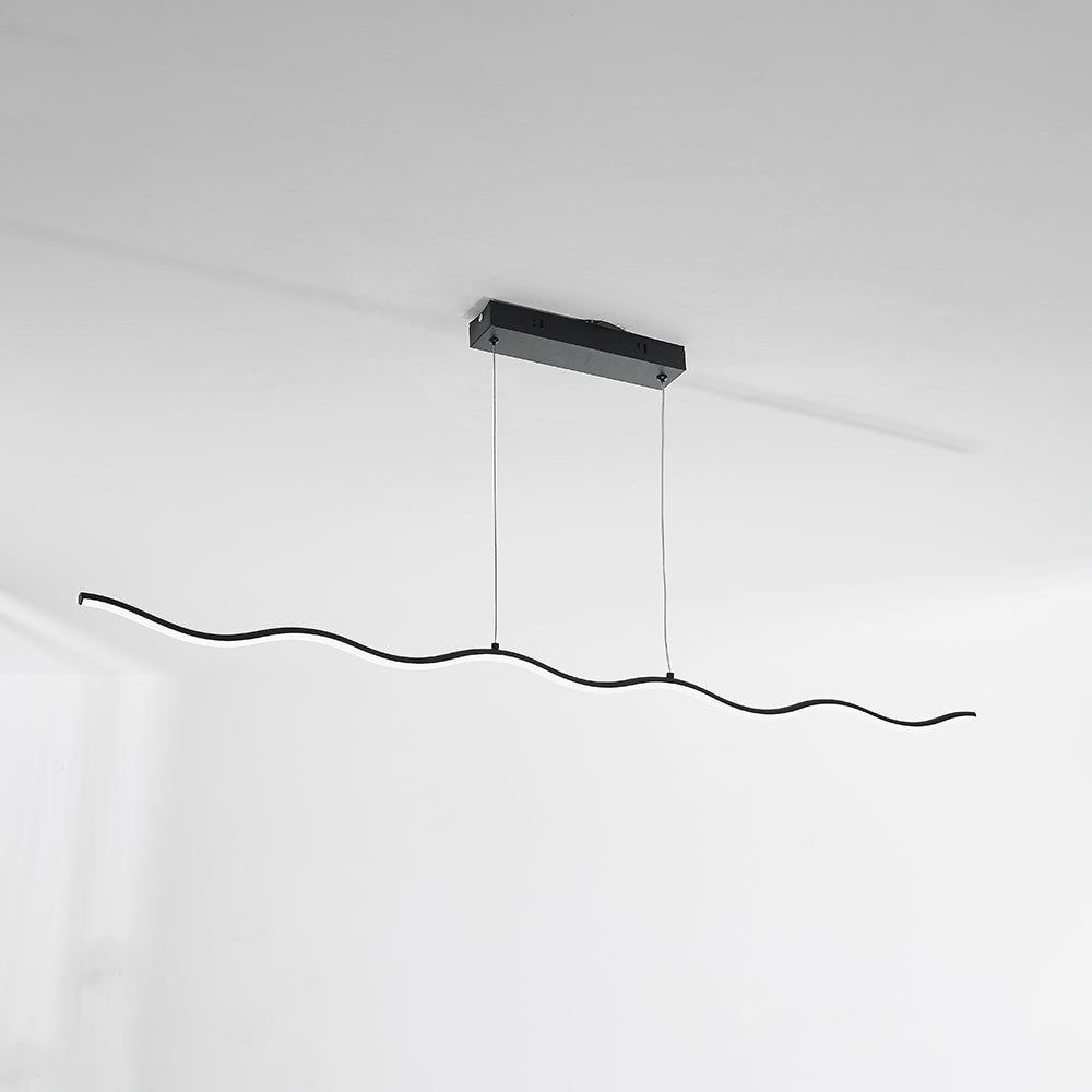 LumiNova Pendant Light Modern LED in Black and White - OpalDwell