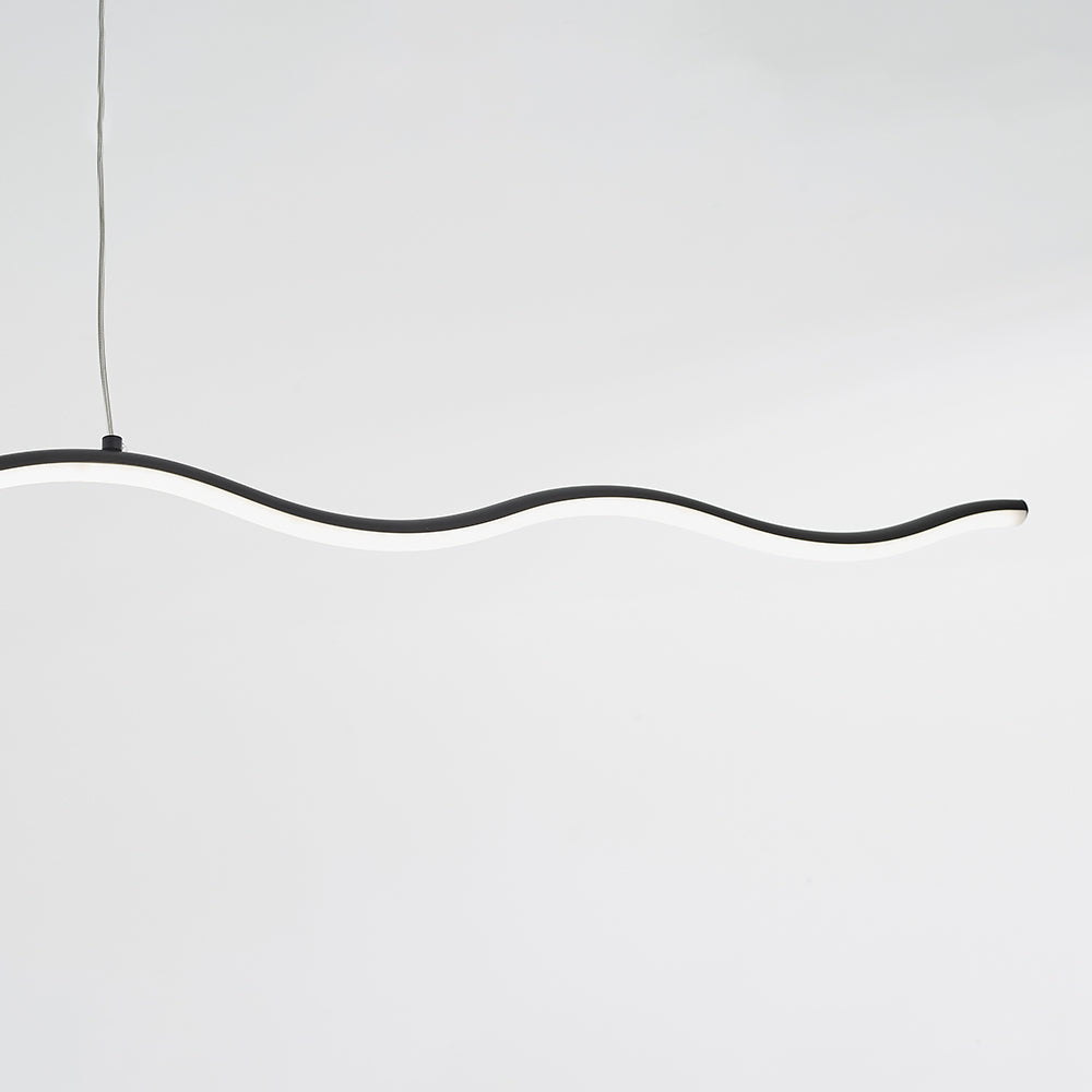 LumiNova Pendant Light Modern LED in Black and White - OpalDwell