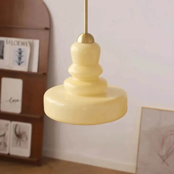 Gourd Glass Pendant Light in Bauhaus Style | OpalDwell - OpalDwell