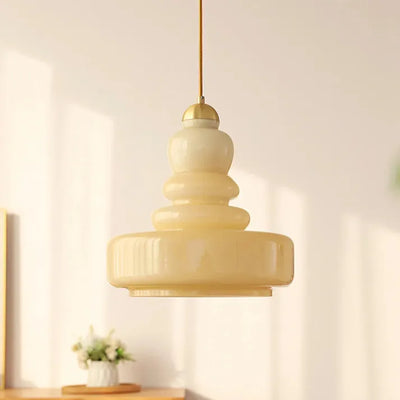Gourd Glass Pendant Light in Bauhaus Style | OpalDwell - OpalDwell