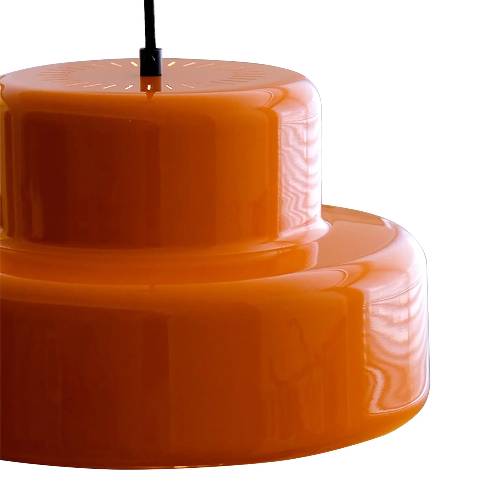 AuroraOrbit Orange Bauhaus Pendant Lamp for Dining Room - OpalDwell