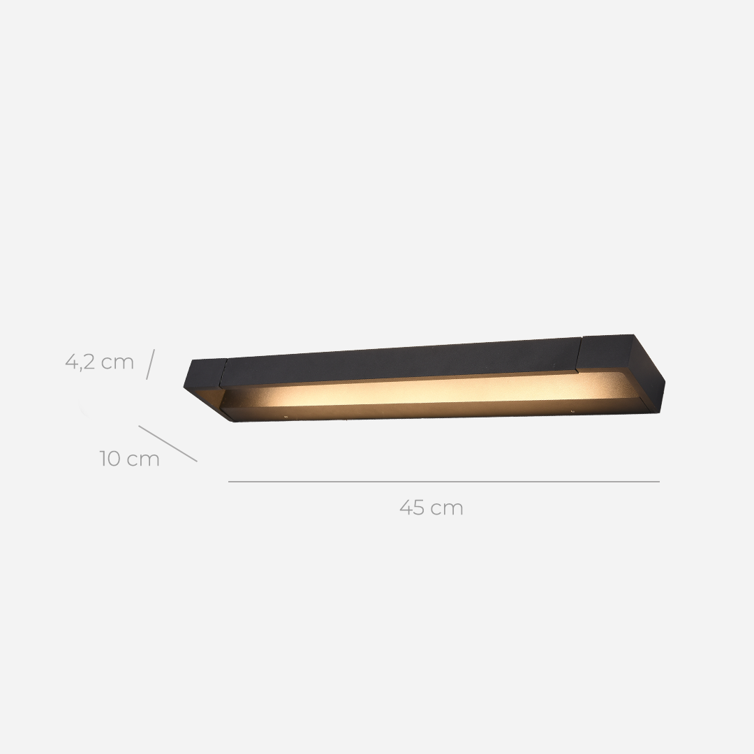 AeroLuma Rotating LED Wall Lamp | 340° Adjustable Light - OpalDwell