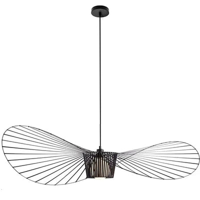 Aurelin Matte Black Hat Pendant Light Ceiling Lamp OpalDwell