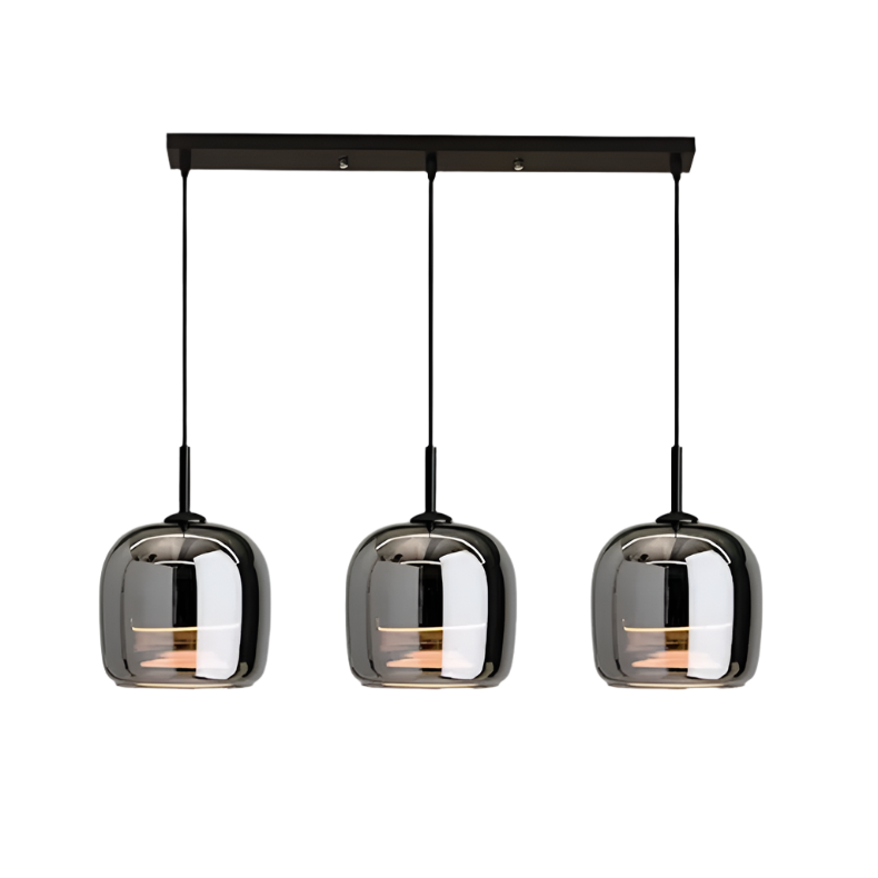 Nordic Black Glass Pendant Lamp for Kitchen Island OpalDwell