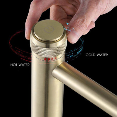 Single-Handle Bathroom Mixer Faucet for Hot and Cold Water | OpalDwell OpalDwell