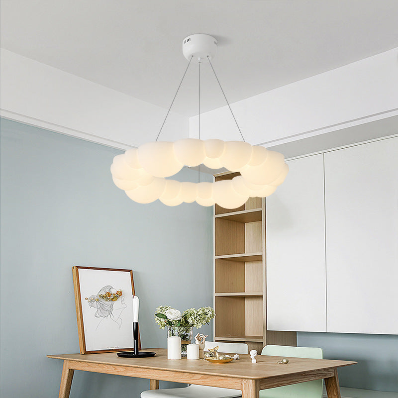 Modern Cloud Chandelier LED Ceiling Light For Bedrooms And Living Rooms OpalDwell
