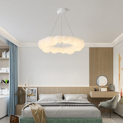 Modern Cloud Chandelier LED Ceiling Light For Bedrooms And Living Rooms OpalDwell
