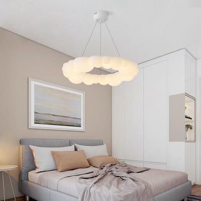Modern Cloud Chandelier LED Ceiling Light For Bedrooms And Living Rooms OpalDwell