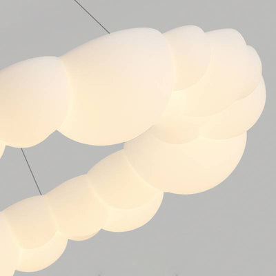 Modern Cloud Chandelier LED Ceiling Light For Bedrooms And Living Rooms OpalDwell
