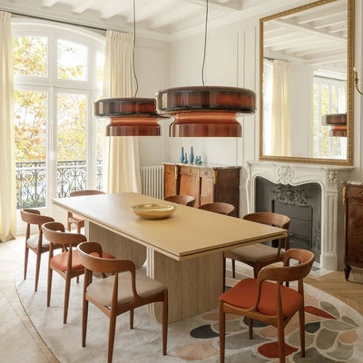 Nyara Blown Glass Pendant Lamp with Organic Form Design - OpalDwell