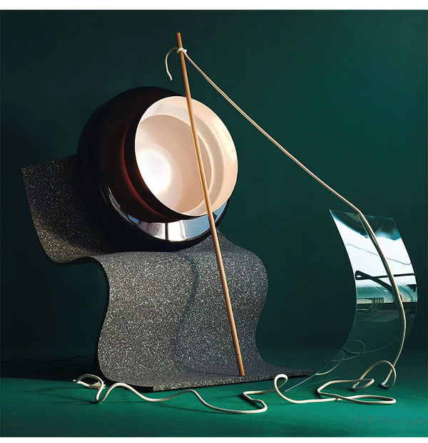 NovaLume | Blown Glass Pendant Light With Organic Two-Volume Silhouette OpalDwell