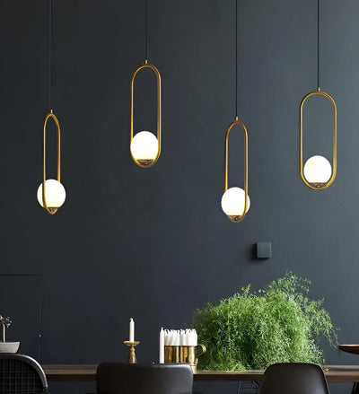 LumaSphere | Glass Orb LED Pendant Lights | OpalDwell - OpalDwell