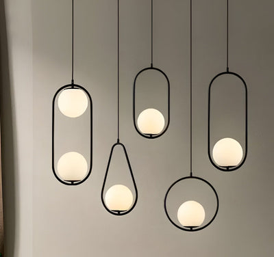 LumaSphere | Glass Orb LED Pendant Lights | OpalDwell - OpalDwell