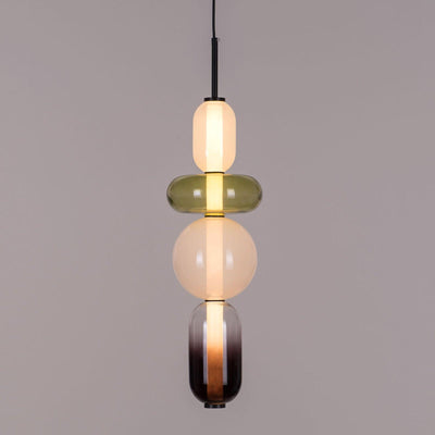 LumaWisp Sugar Glass Pendant Light for Warm Ambience - OpalDwell