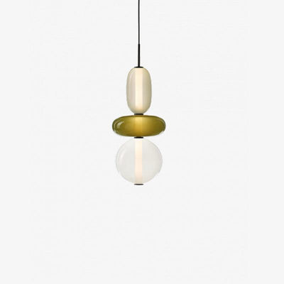 LumaWisp Sugar Glass Pendant Light for Warm Ambience - OpalDwell