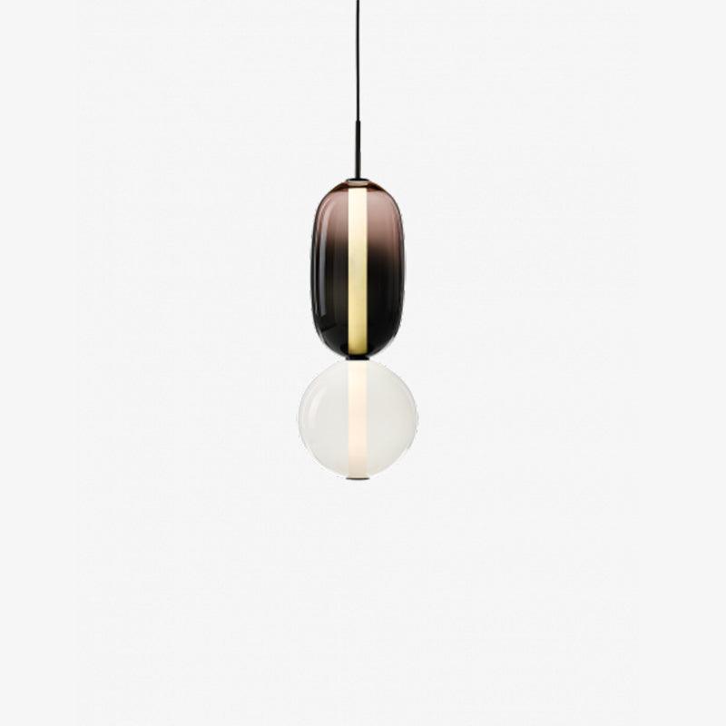 LumaWisp Sugar Glass Pendant Light for Warm Ambience - OpalDwell