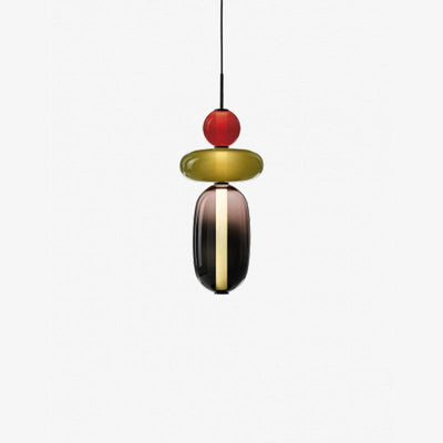 LumaWisp Sugar Glass Pendant Light for Warm Ambience - OpalDwell