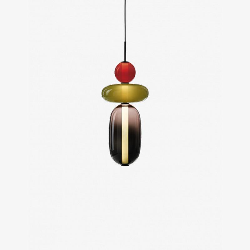 LumaWisp Sugar Glass Pendant Light for Warm Ambience - OpalDwell