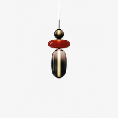 LumaWisp Sugar Glass Pendant Light for Warm Ambience - OpalDwell