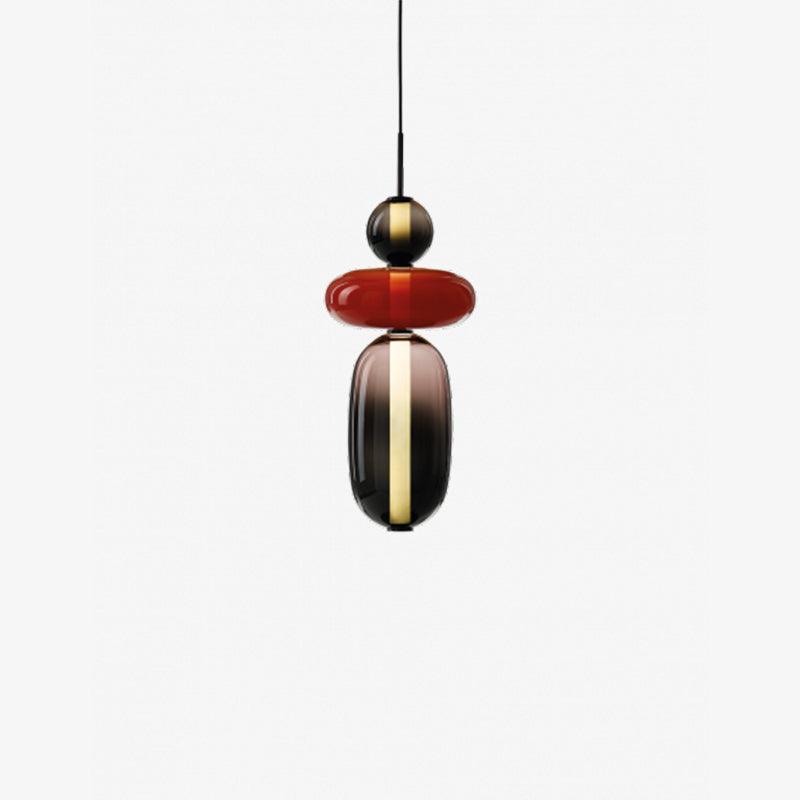 LumaWisp Sugar Glass Pendant Light for Warm Ambience - OpalDwell