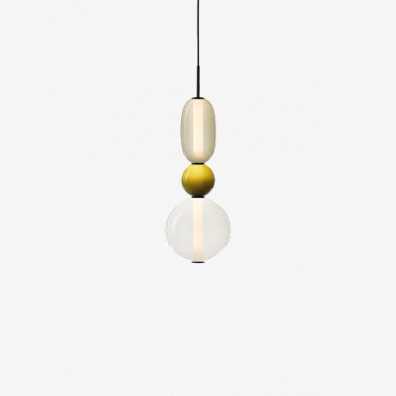 LumaWisp Sugar Glass Pendant Light for Warm Ambience - OpalDwell