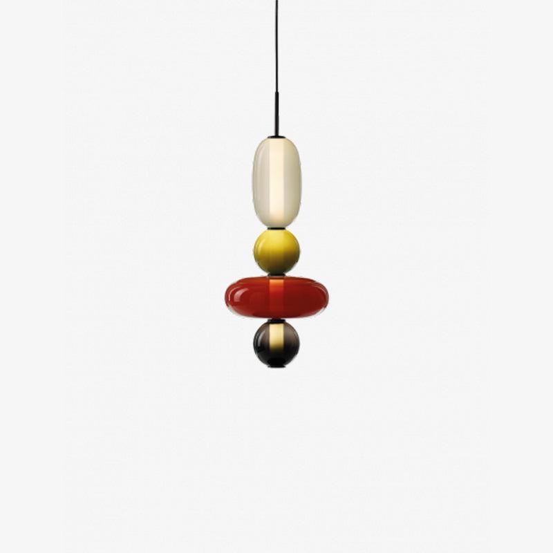 LumaWisp Sugar Glass Pendant Light for Warm Ambience - OpalDwell