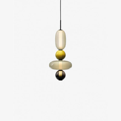 LumaWisp Sugar Glass Pendant Light for Warm Ambience - OpalDwell