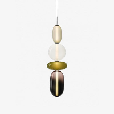 LumaWisp Sugar Glass Pendant Light for Warm Ambience - OpalDwell