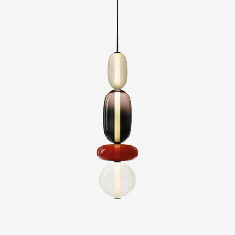 LumaWisp Sugar Glass Pendant Light for Warm Ambience - OpalDwell