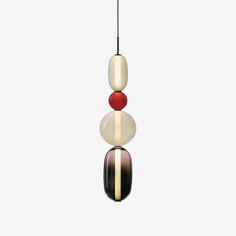 LumaWisp Sugar Glass Pendant Light for Warm Ambience - OpalDwell