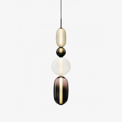 LumaWisp Sugar Glass Pendant Light for Warm Ambience - OpalDwell