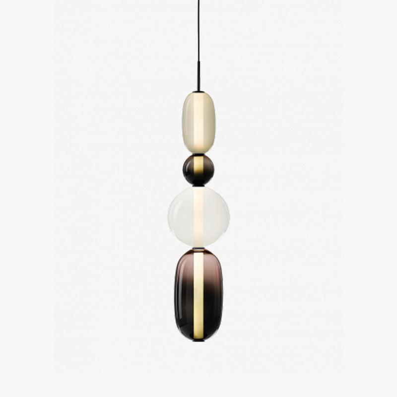 LumaWisp Sugar Glass Pendant Light for Warm Ambience - OpalDwell