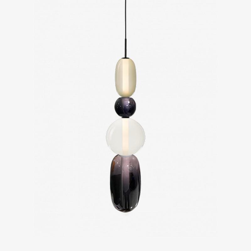 LumaWisp Sugar Glass Pendant Light for Warm Ambience - OpalDwell