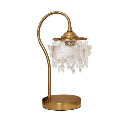 Crystal Table Lamp With Butterfly Detail - Decorative Statement Lighting - OpalDwell