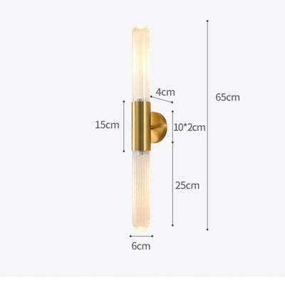 Nova Glass Pole Lamp Nordic Modern Home Lighting Elegance - OpalDwell