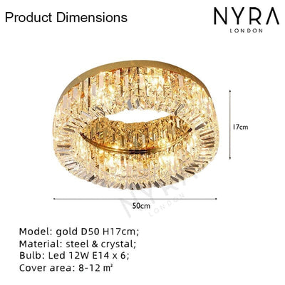 Aurelis Ring Chandelier - OpalDwell