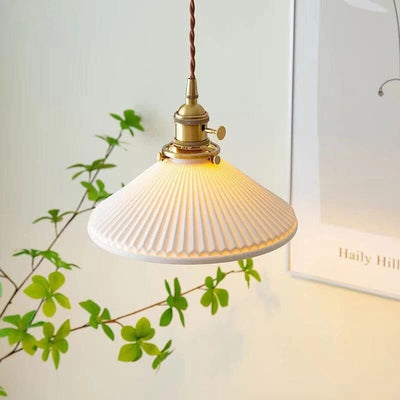 Liora | White Ceramic Pendant Lights - OpalDwell