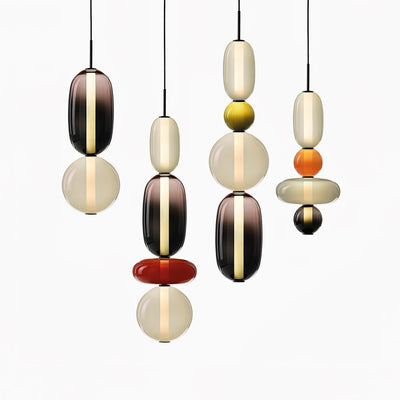 LumaWisp Sugar Glass Pendant Light for Warm Ambience - OpalDwell